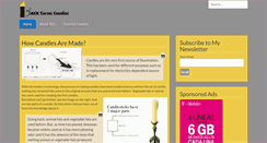 Desktop Screenshot of blackcorsetcandles.com